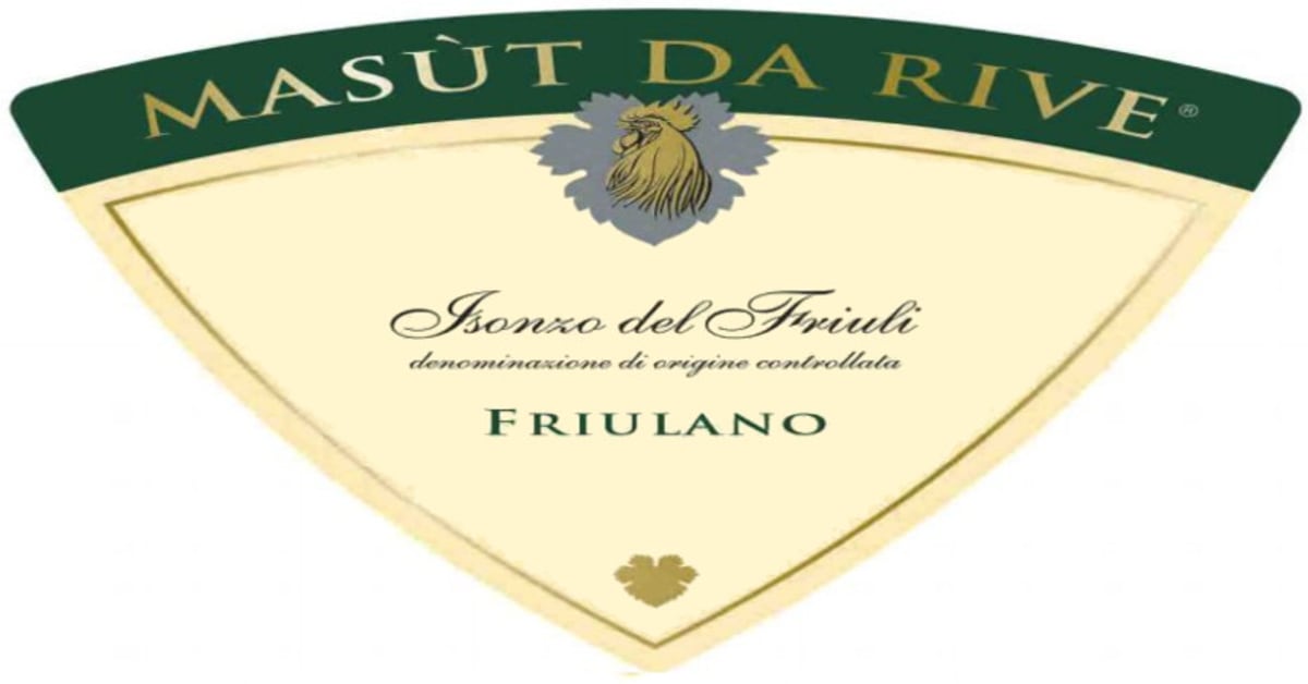 Masut da Rive Friuli Isonzo Friulano 2013 Front Label