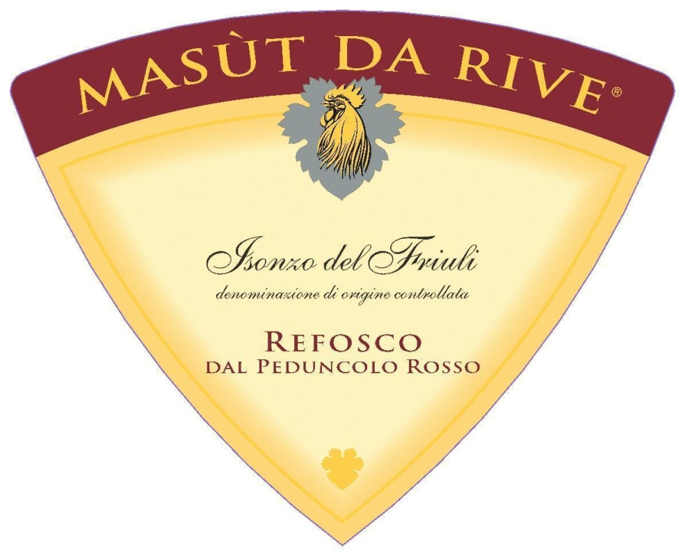 Masut da Rive Isonzo del Friuli Refosco dal Peduncolo Rosso 2009 Front Label