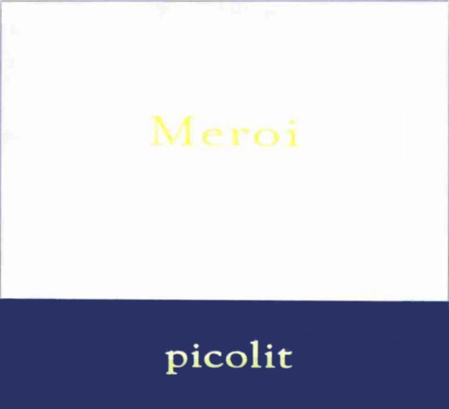 Azienda Agricola Meroi Davino Colli Orientali del Friuli Picolit 2009 Front Label