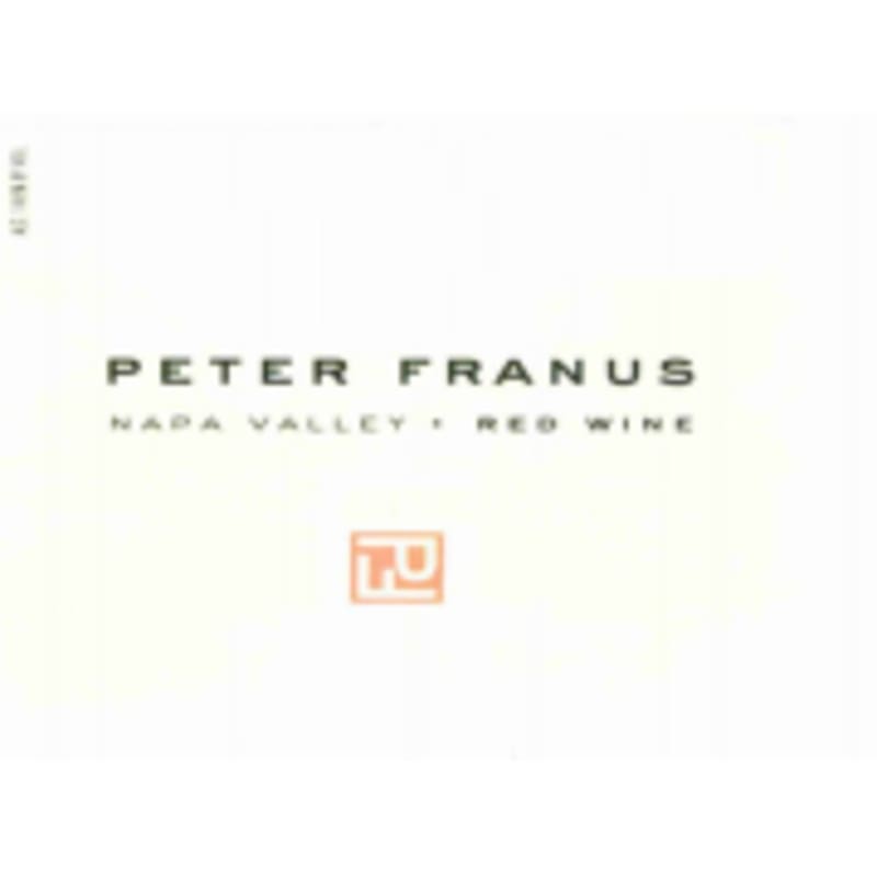Franus Peter Franus Red Wine 2013 Front Label