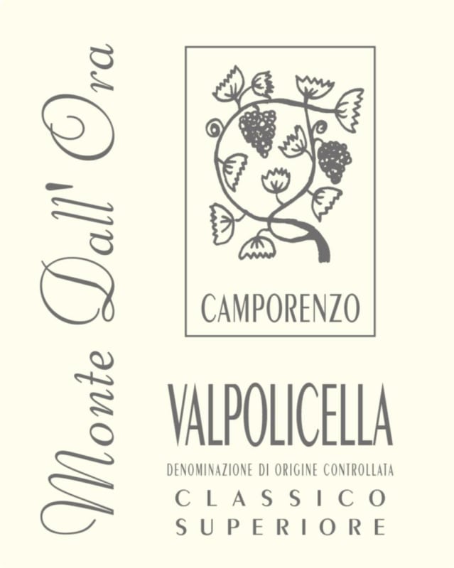 Monte Dall'Ora Valpolicella Classico Superiore Camporenzo 2009 Front Label