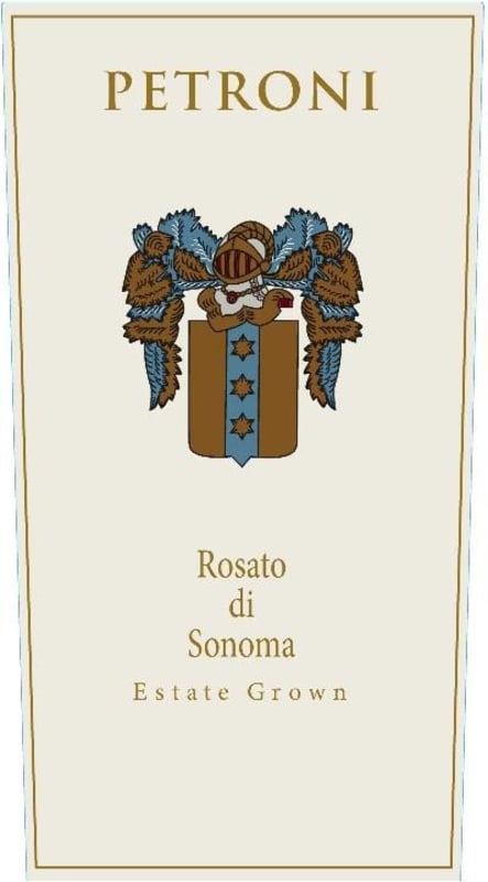 Petroni Vineyards Rosato di Sonoma 2014 Front Label