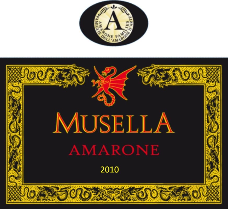 Musella Amarone della Valpolicella 2010 Front Label