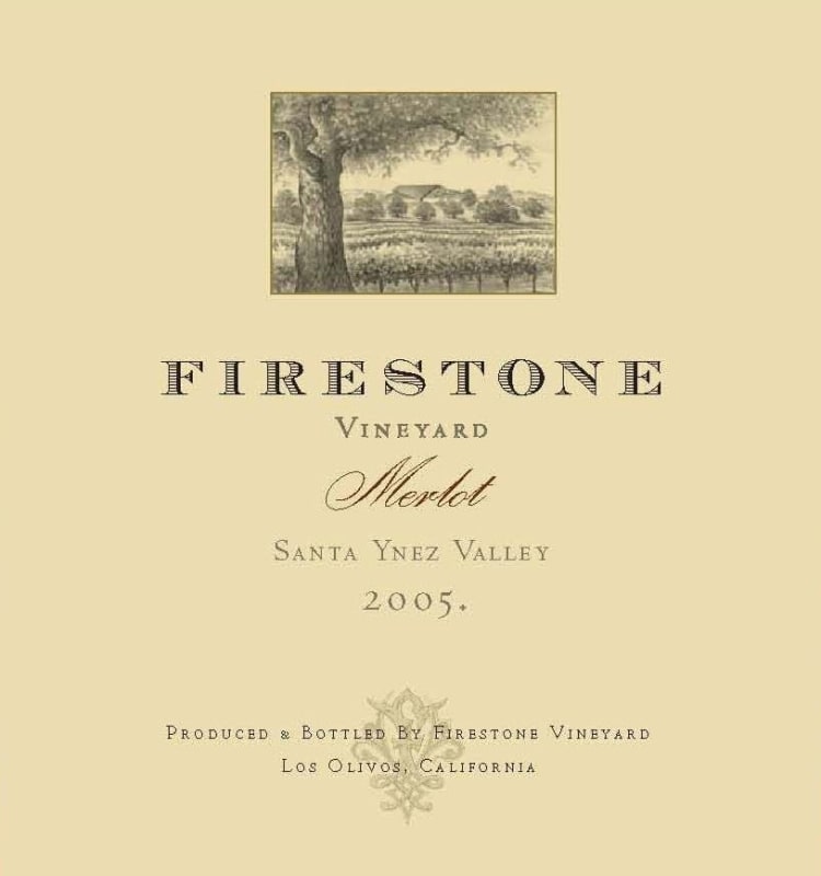 Firestone Merlot 2005 Front Label