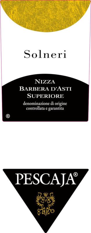Azienda Agricola Pescaja Barbera d'Asti Solneri Superiore 2013 Front Label