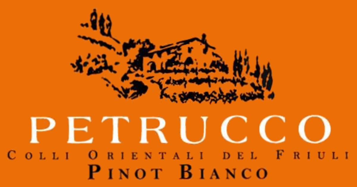 Petrucco Colli Orientali del Friuli Pinot Bianco 2012 Front Label
