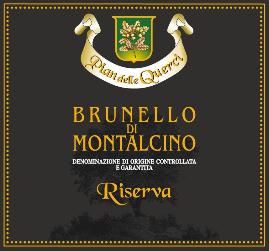 Azienda Agricola Pian delle Querci Brunello di Montalcino Riserva 2010 Front Label