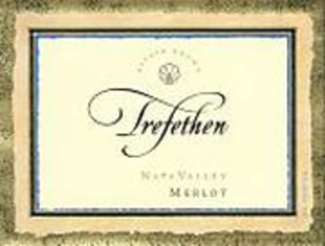 Trefethen Estate Merlot 1996 Front Label