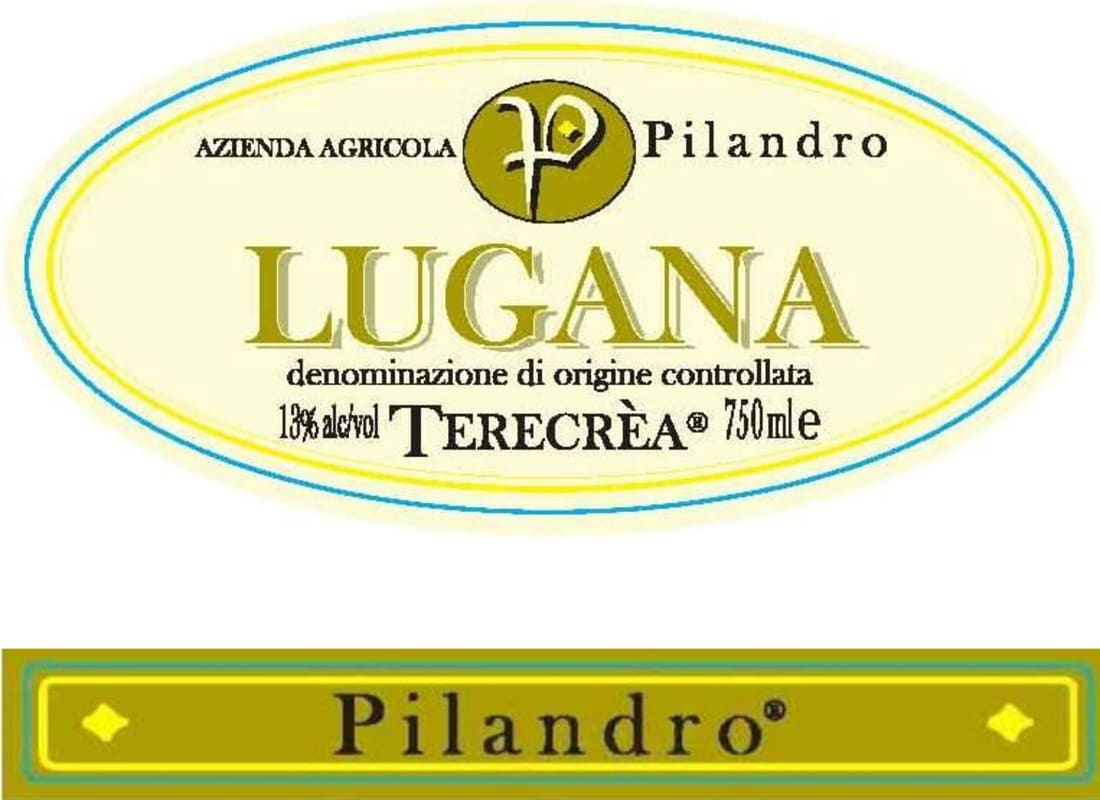 Azienda Agricola Pilandro Lugana Terecrea 2014 Front Label