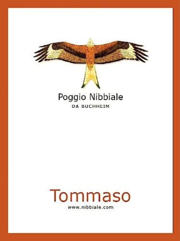 Azienda Agricola Poggio Nibbiale Morellino di Scansano Tommaso Riserva 2012 Front Label