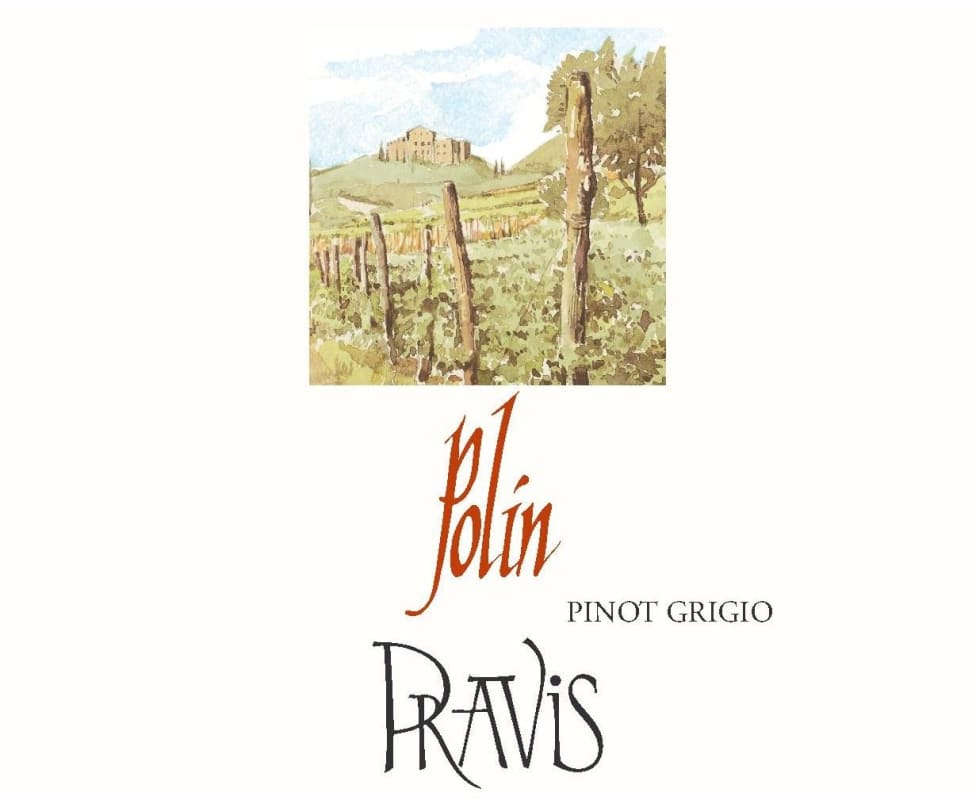 Pravis Polin Pinot Grigio 2013 Front Label