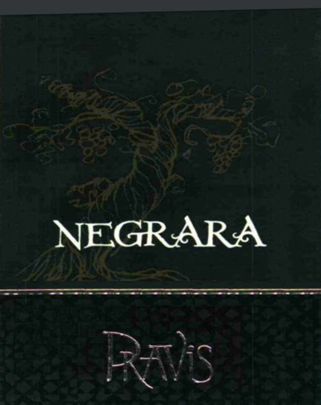 Pravis Negrara 2008 Front Label