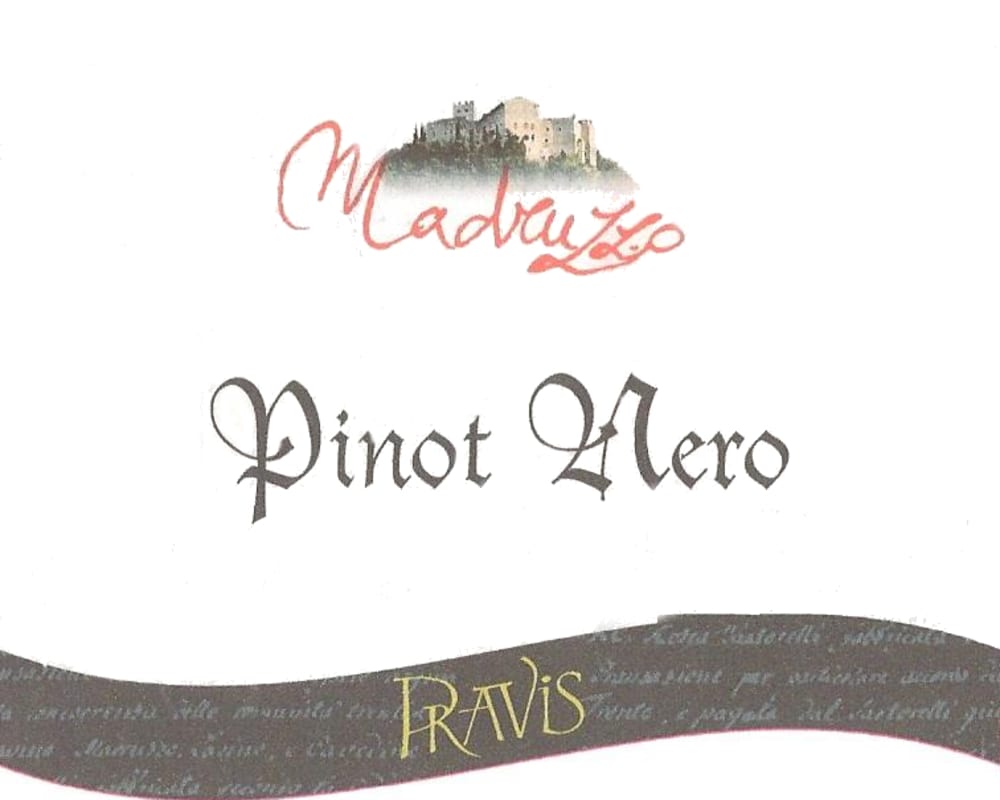 Pravis Madruzzo Pinot Nero 2014 Front Label