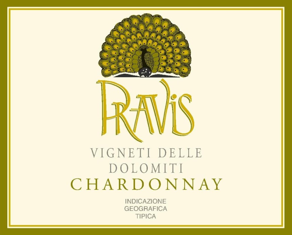 Pravis Trentino Chardonnay 2015 Front Label