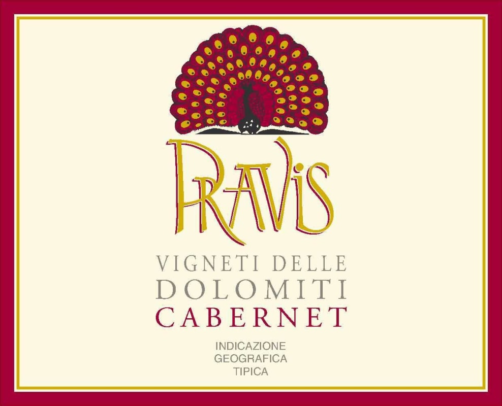 Pravis Trentino Cabernet 2010 Front Label