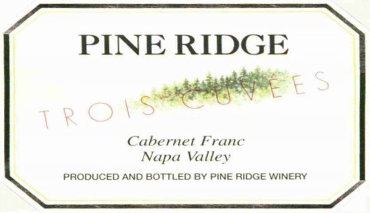Pine Ridge Trois Cuvees Cabernet Franc 2004 Front Label