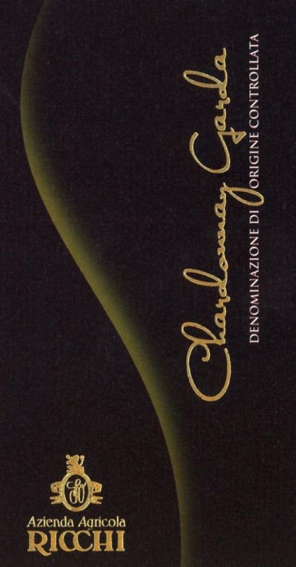 Azienda Agricola Ricchi Garda Chardonnay 2015 Front Label