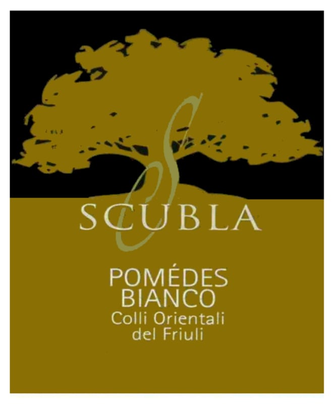 Roberto Scubla Colli Orientali del Friuli Pomedes Bianco 2011 Front Label