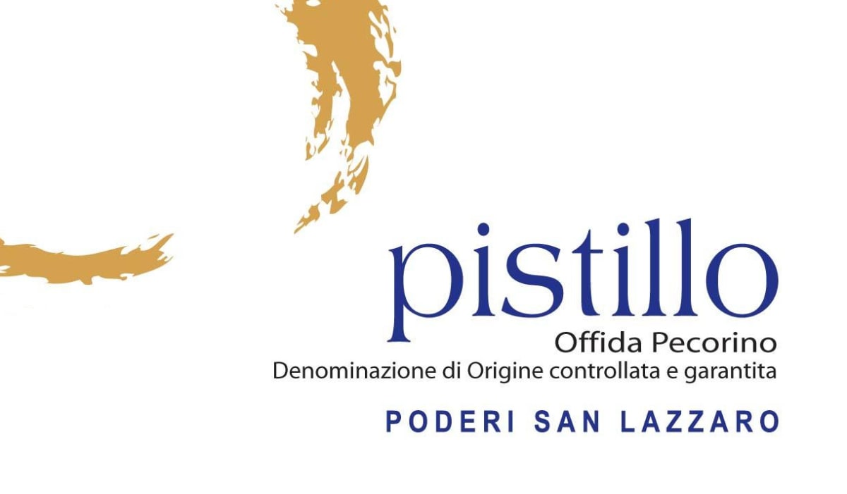 Poderi San Lazzaro Offida Pistillo Pecorino 2013 Front Label
