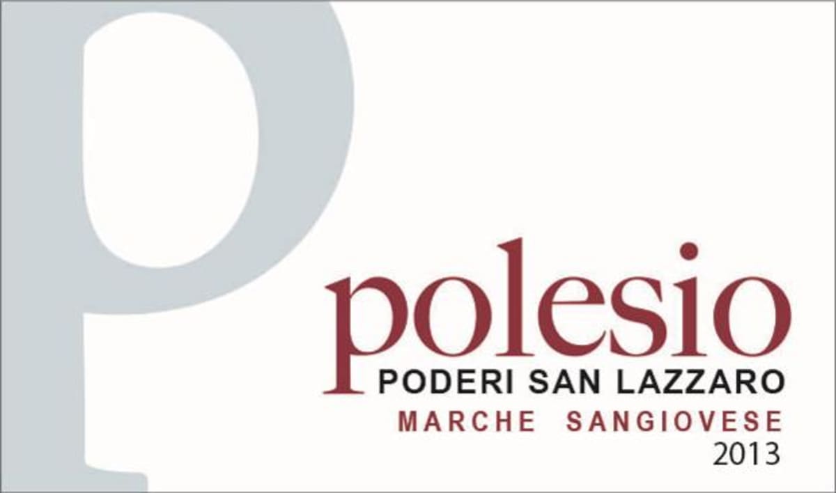 Poderi San Lazzaro Polesio Sangiovese 2013 Front Label