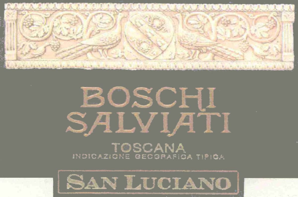Azienda Agricola San Luciano Toscana Boschi Salviati 2012 Front Label