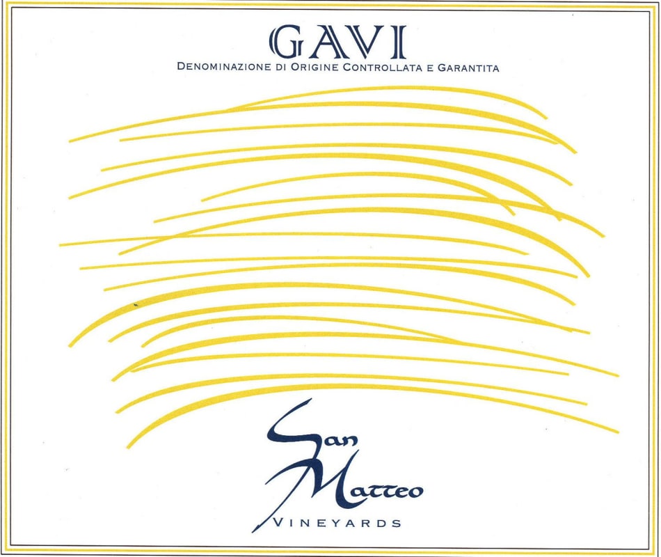 Azienda Agricola San Matteo Gavi 2014 Front Label