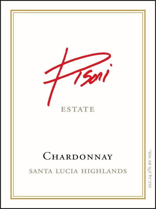 Pisoni Vineyards Estate Chardonnay 2012 Front Label