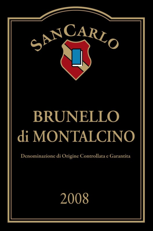 San Carlo Brunello di Montalcino 2008 Front Label