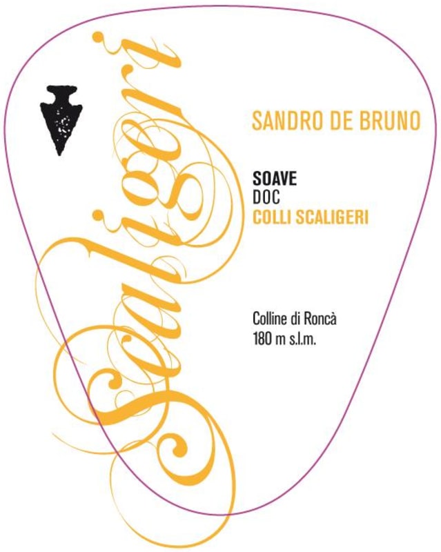 Azienda Agricola Sandro de Bruno Soave Colli Scaligeri 2008 Front Label