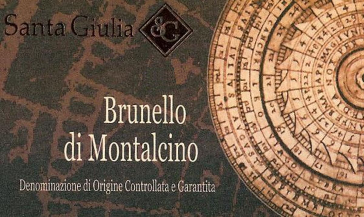 Santa Giulia Brunello di Montalcino 2008 Front Label