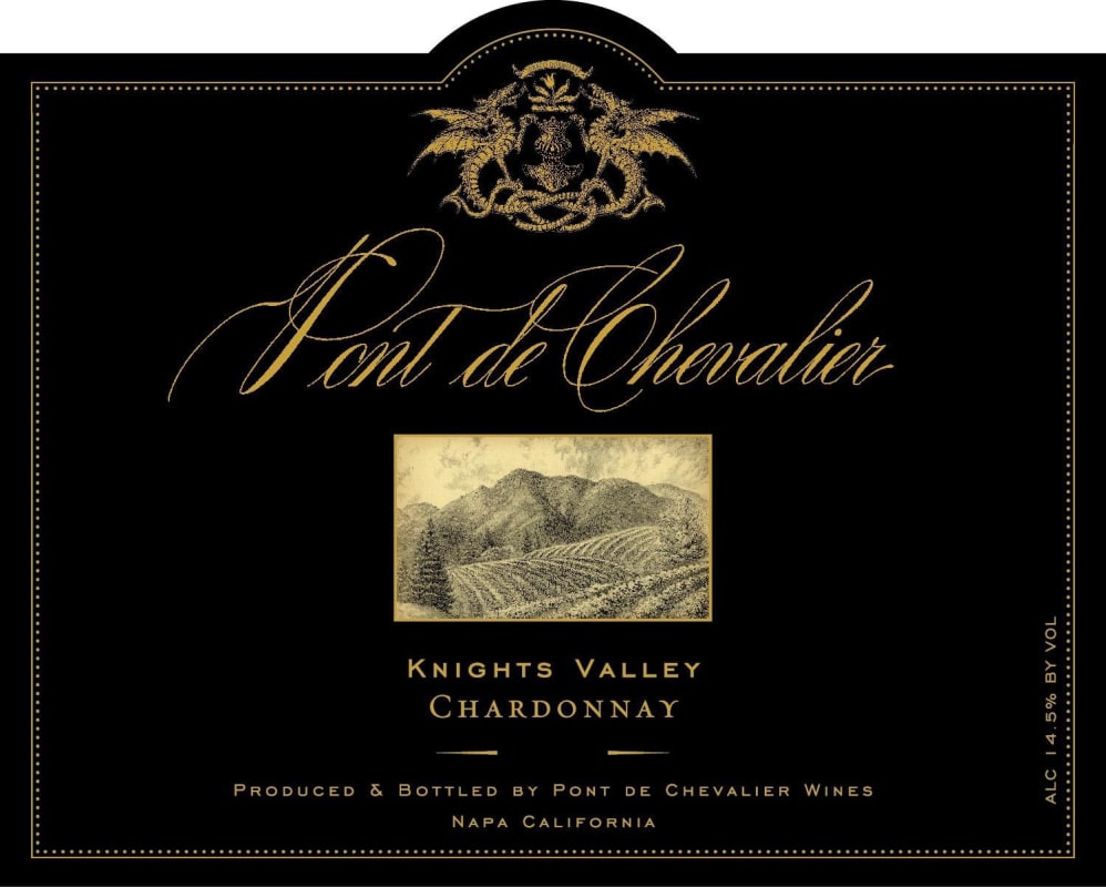 Pont de Chevalier Knights Valley Chardonnay 2014 Front Label