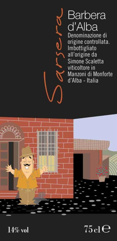 Simone Scaletta Sarsera 2010 Front Label