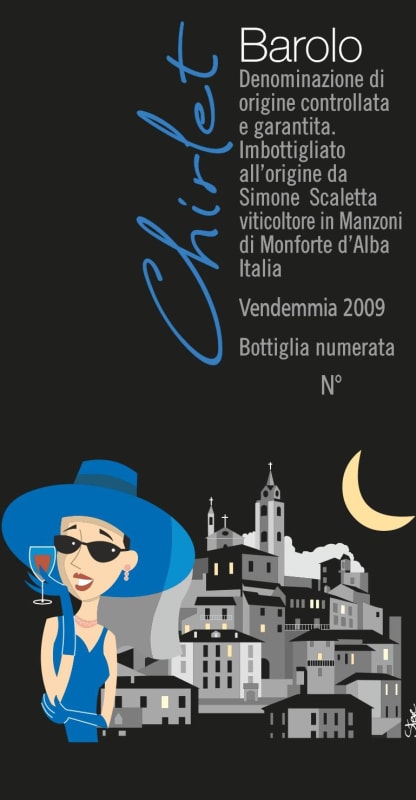 Simone Scaletta Chirlet 2009 Front Label