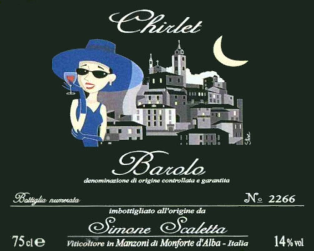 Simone Scaletta Chirlet 2008 Front Label
