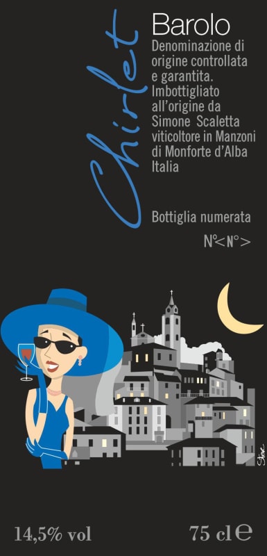 Simone Scaletta Chirlet 2012 Front Label