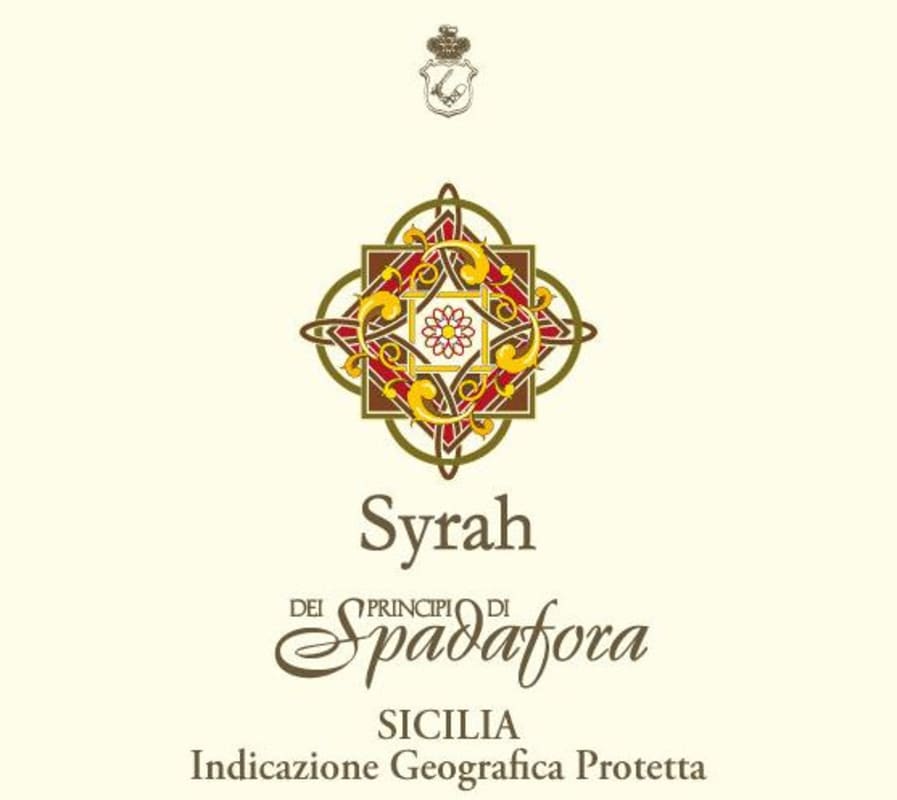 Azienda Agricola Spadafora Francesco Sicilia Syrah 2011 Front Label