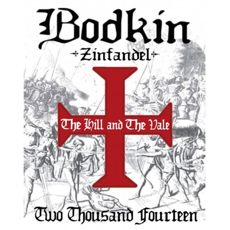 Bodkin The Hill and The Vale Zinfandel 2014 Front Label