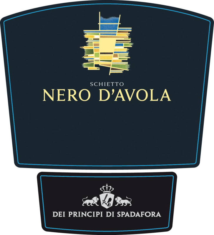 Azienda Agricola Spadafora Francesco Sicilia Schietto Nero d'Avola 2011 Front Label