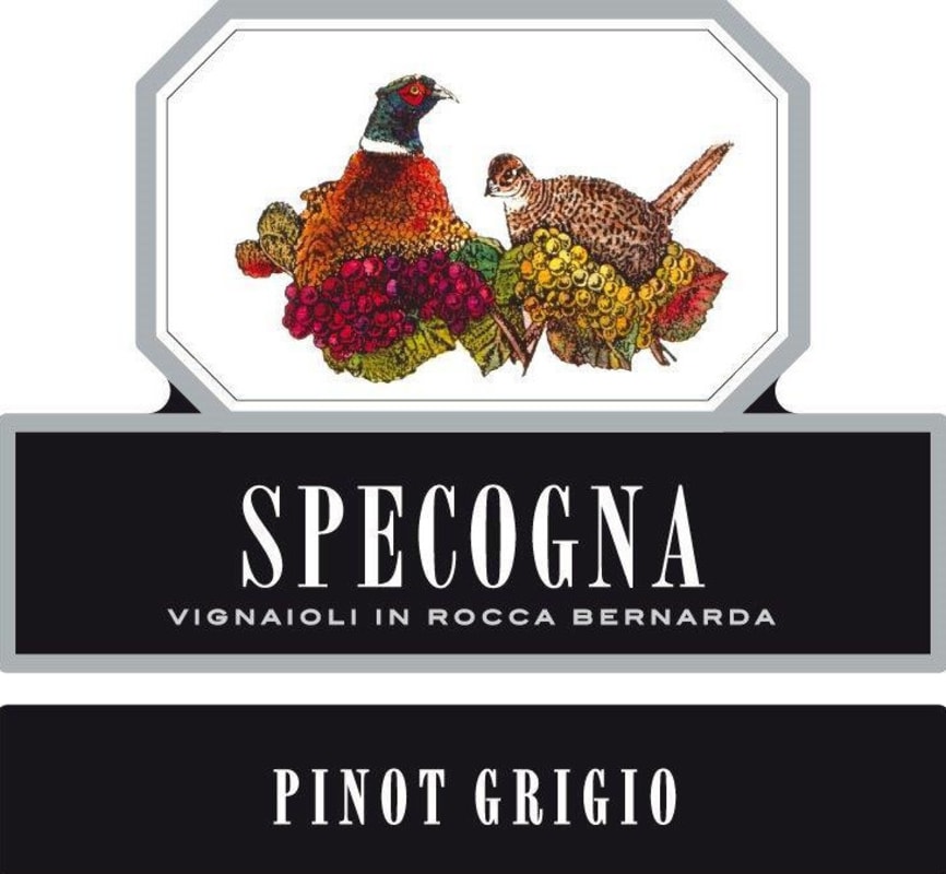 Azienda Agricola Specogna Pinot Grigio 2015 Front Label