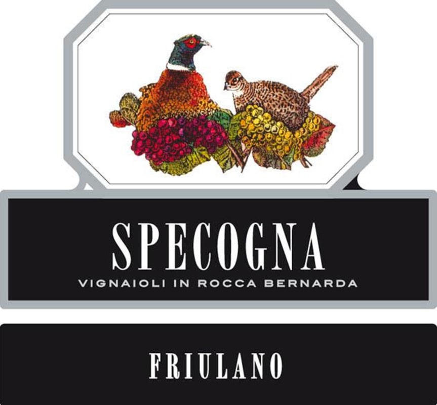 Azienda Agricola Specogna Friulano 2013 Front Label