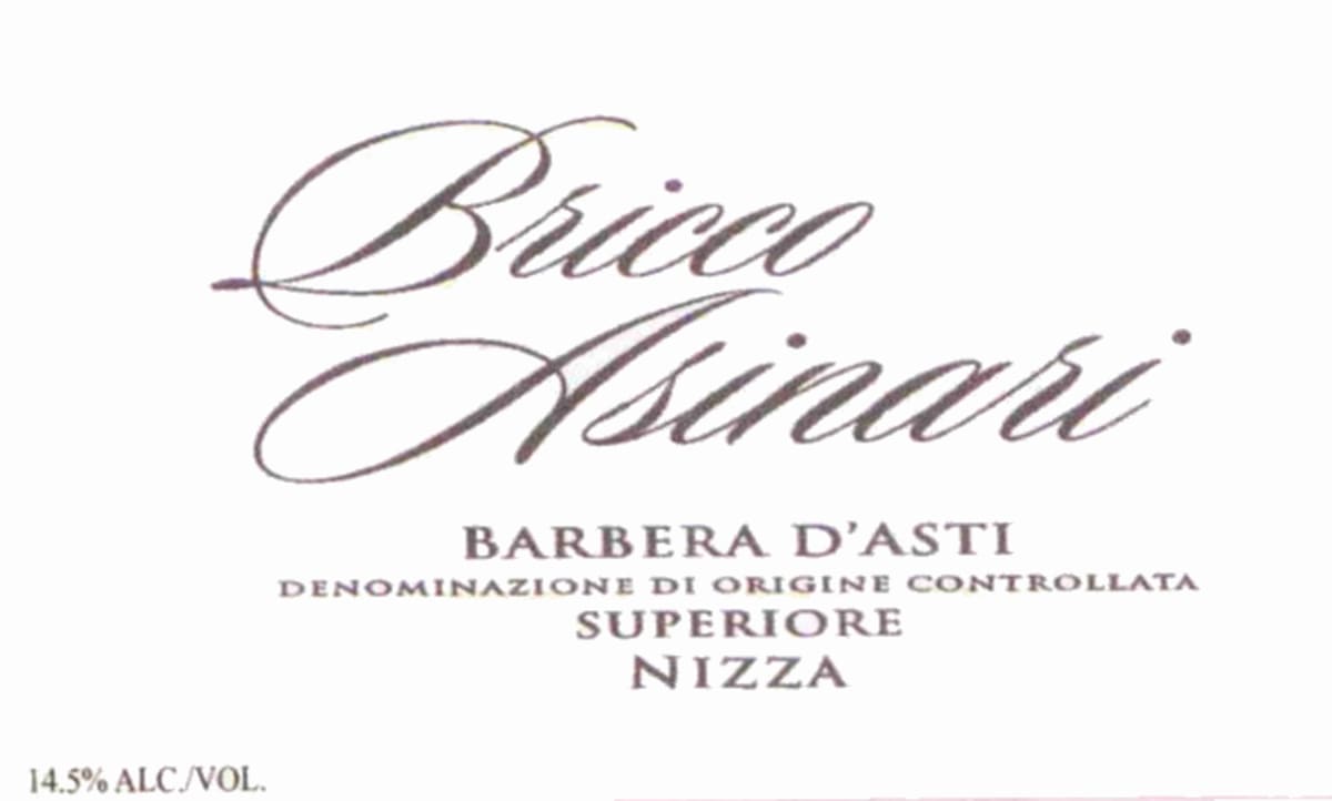 Azienda Agricola Tenute dei Vallarino Barbera d'Asti Superiore Nizza Bricco Asinari 2008 Front Label