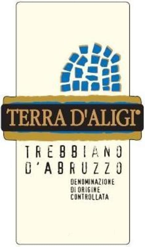 Terra d'Aligi Trebbiano d'Abruzzo 2008 Front Label