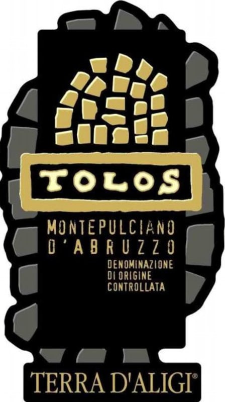 Terra d'Aligi Montepulciano d'Abruzzo Tolos 2005 Front Label