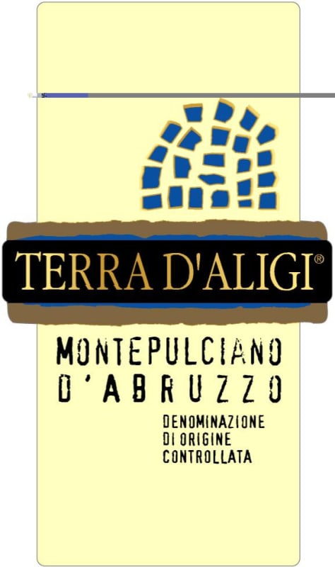 Terra d'Aligi Montepulciano d'Abruzzo 2011 Front Label