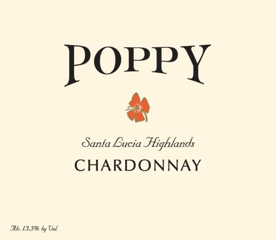 Poppy Chardonnay 2014 Front Label