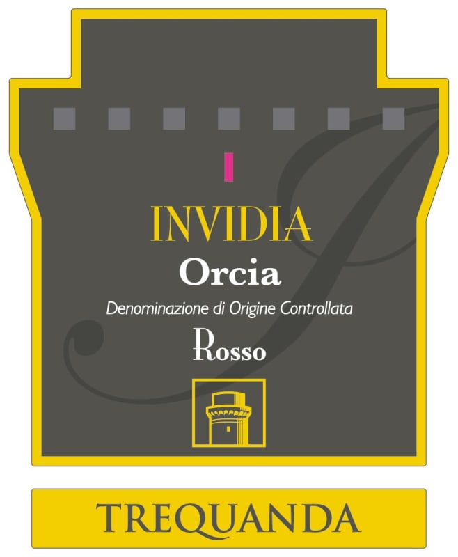 Azienda Agricola Trequanda Orcia Invidia Rosso 2012 Front Label