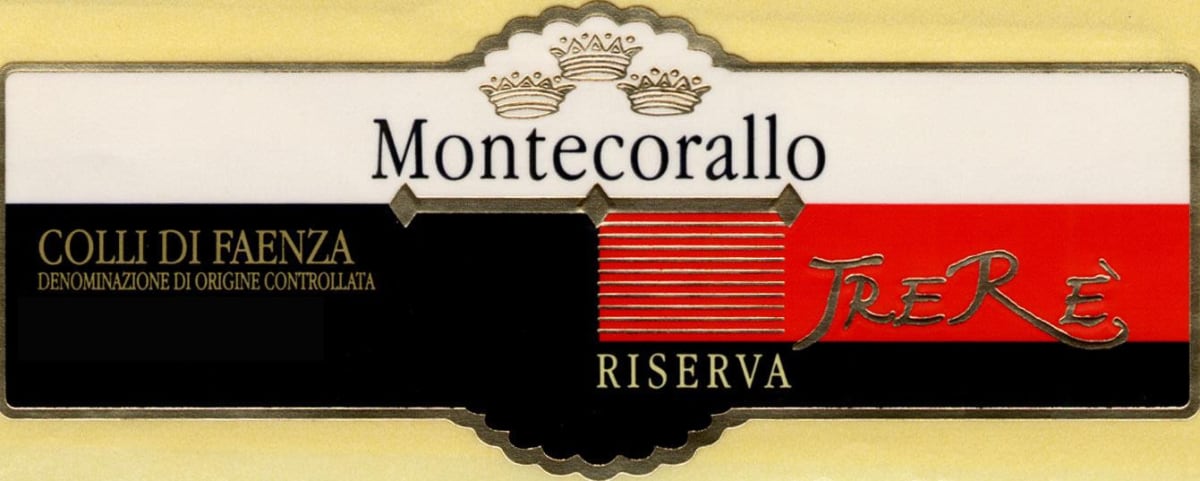Azienda Agricola Trere Colli di Faenza Montecorallo Riserva 2004 Front Label