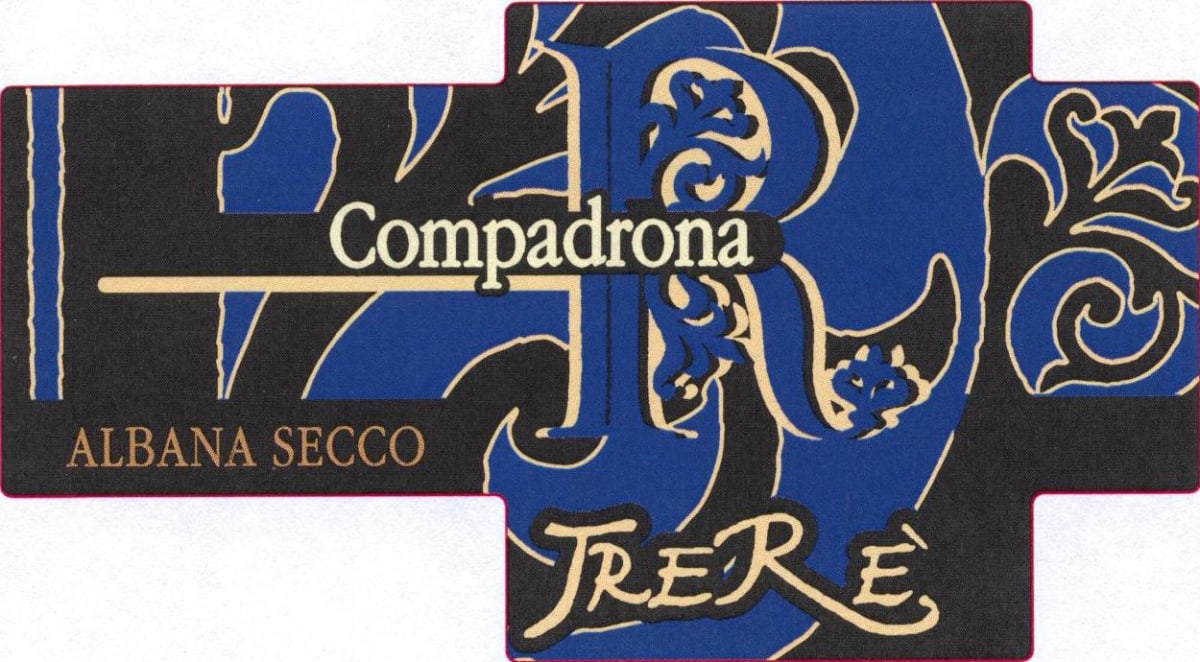 Azienda Agricola Trere Albana di Romagna Compadrona Secco 2013 Front Label