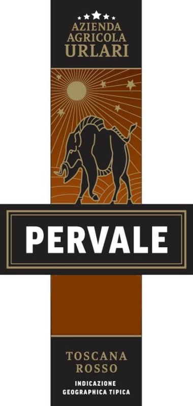 Urlari Toscana Pervale Rosso 2012 Front Label