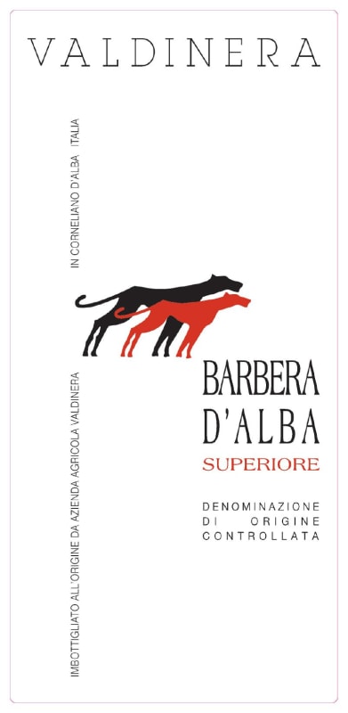 Azienda Agricola Valdinera Barbera d'Alba Superiore 2012 Front Label